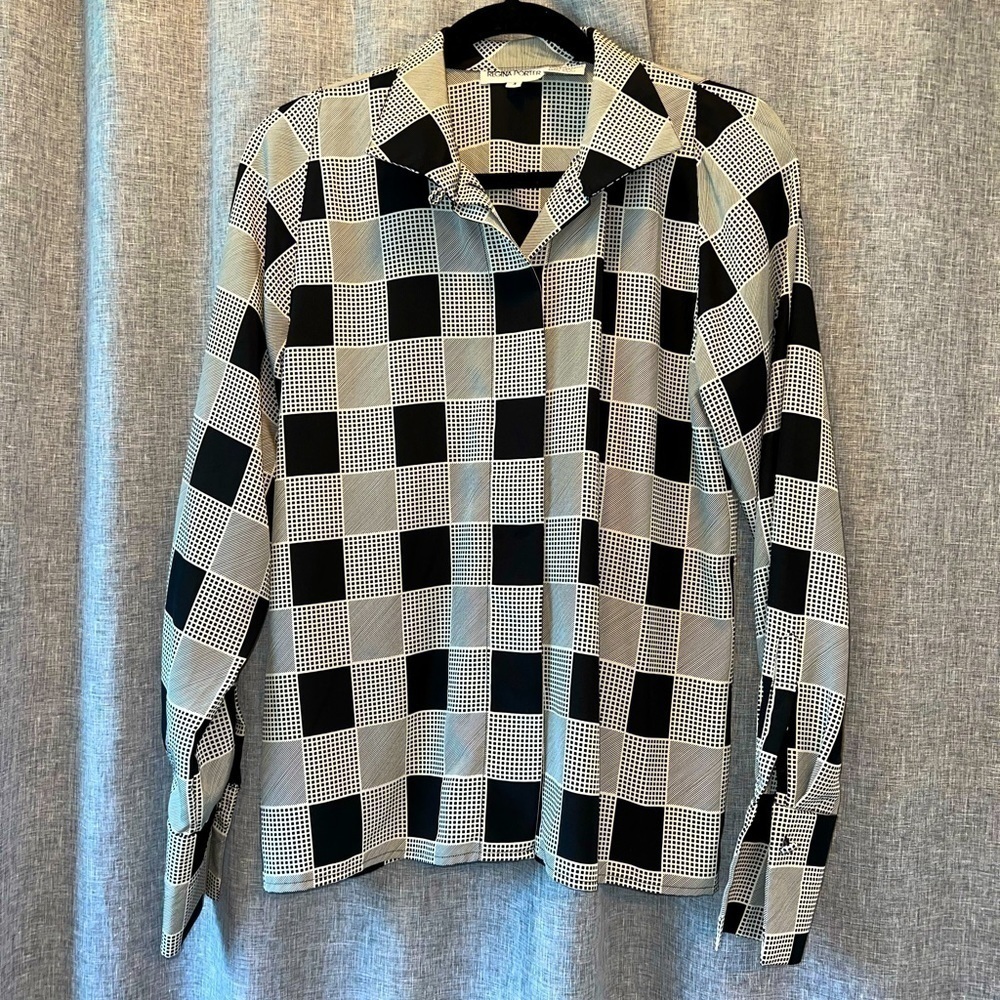 WOMEN'S Regina Porter Button Down Top Size 4
